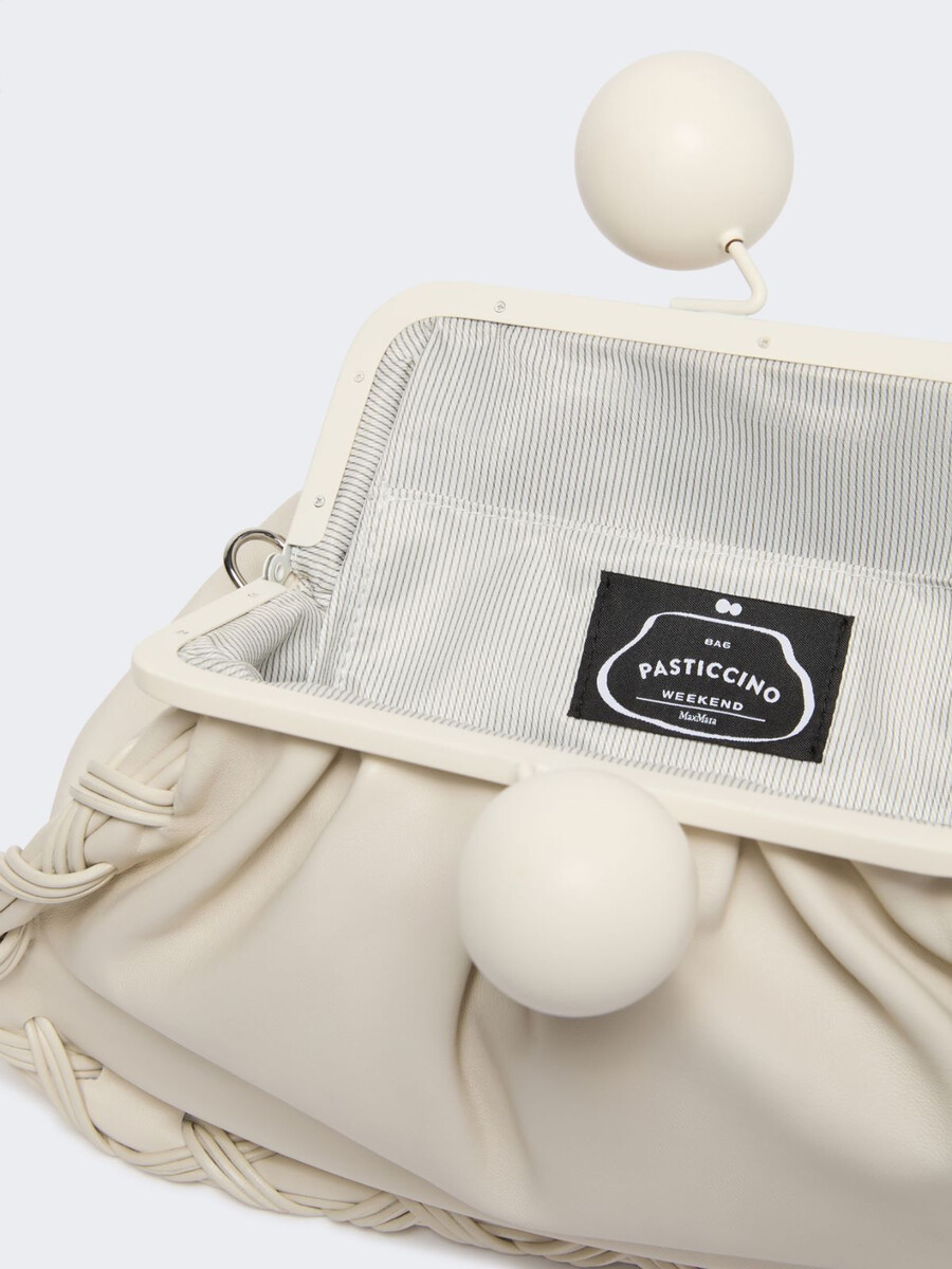 medium nappa leather pasticcino bag - ivory