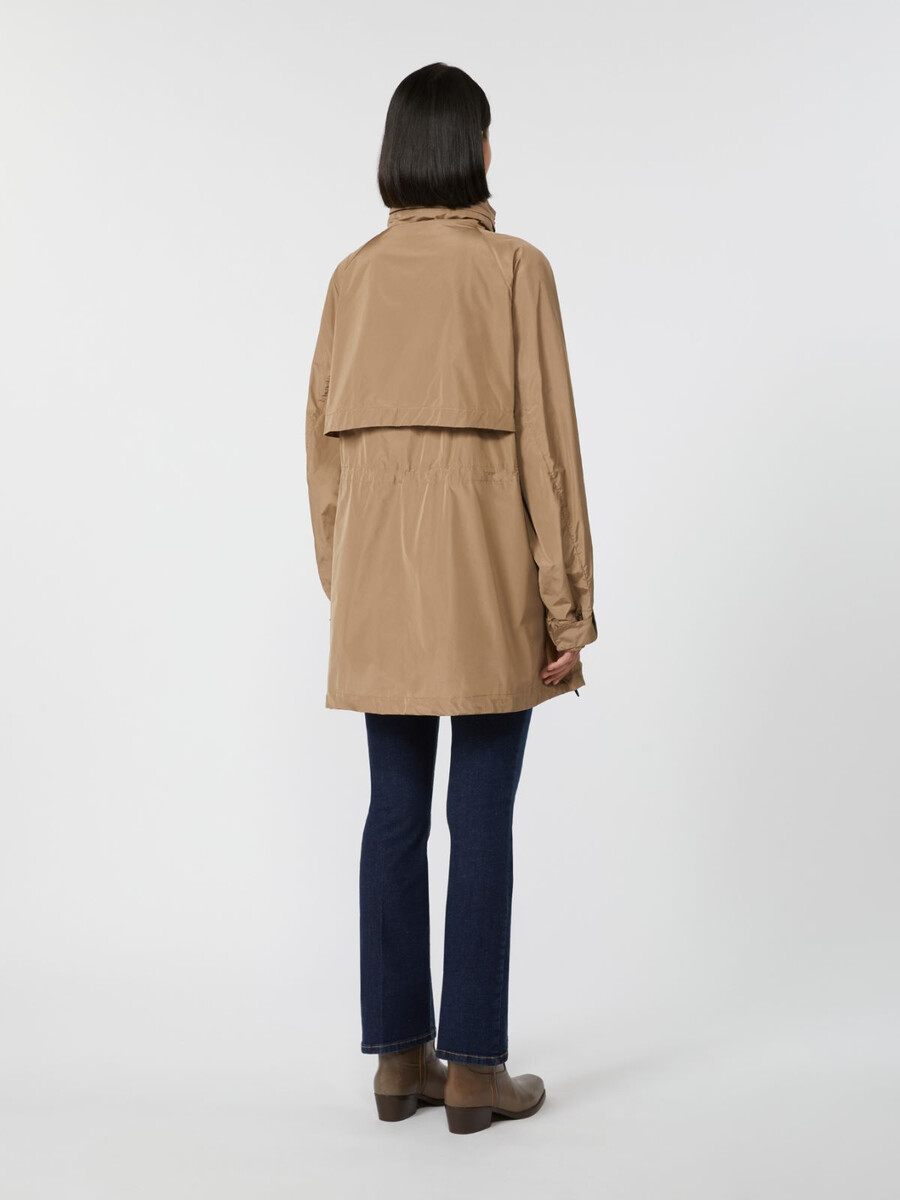 water-repellent taffeta windbreaker - marron glace