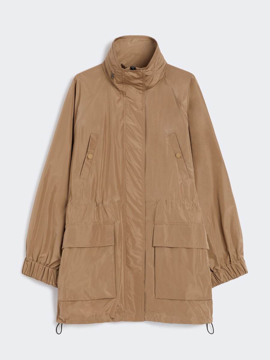 water-repellent taffeta windbreaker - marron glace