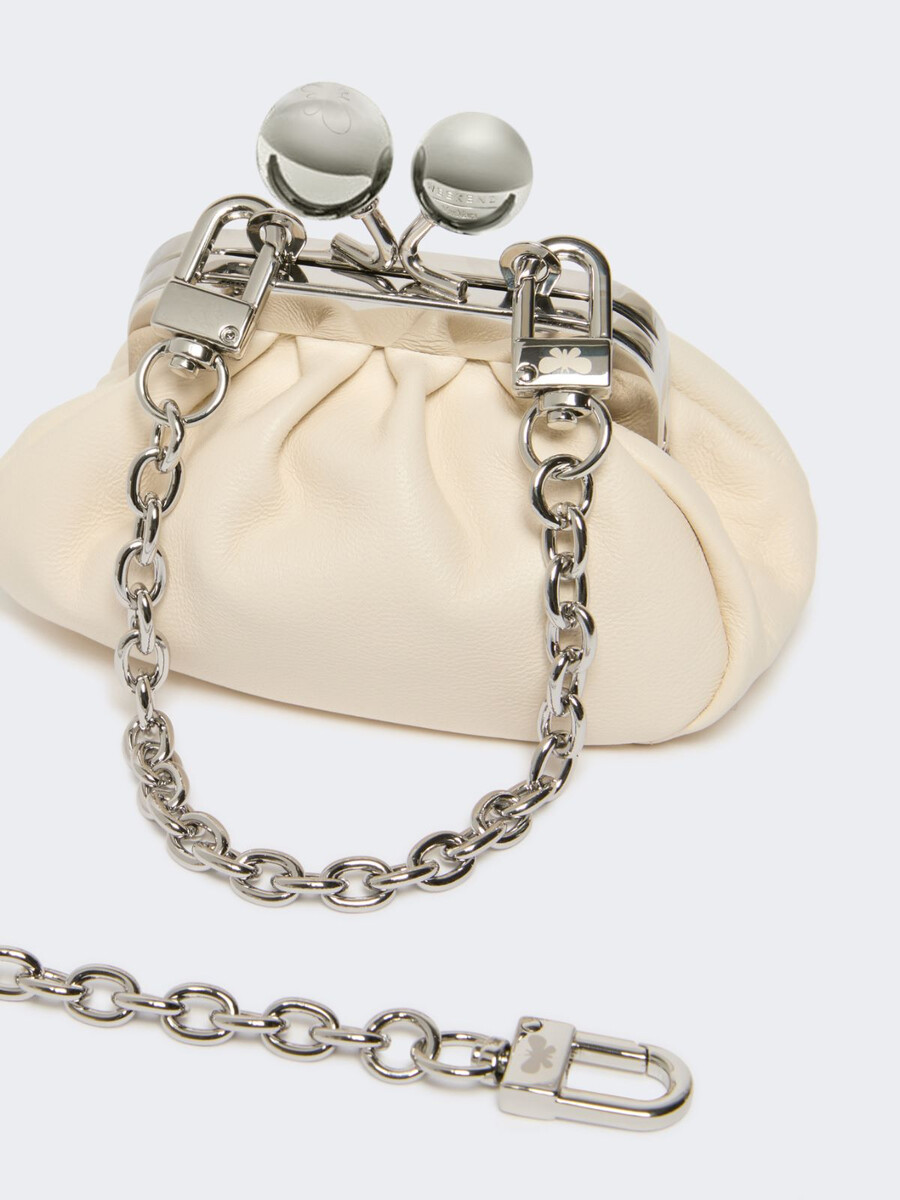 sheepskin pasticcino bag - ivory