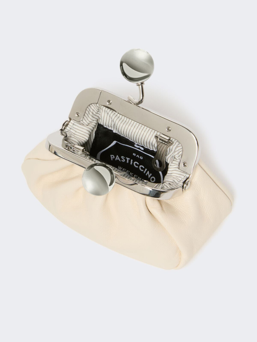 sheepskin pasticcino bag - ivory
