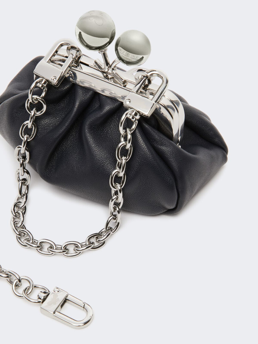 sheepskin pasticcino bag - ultramarine