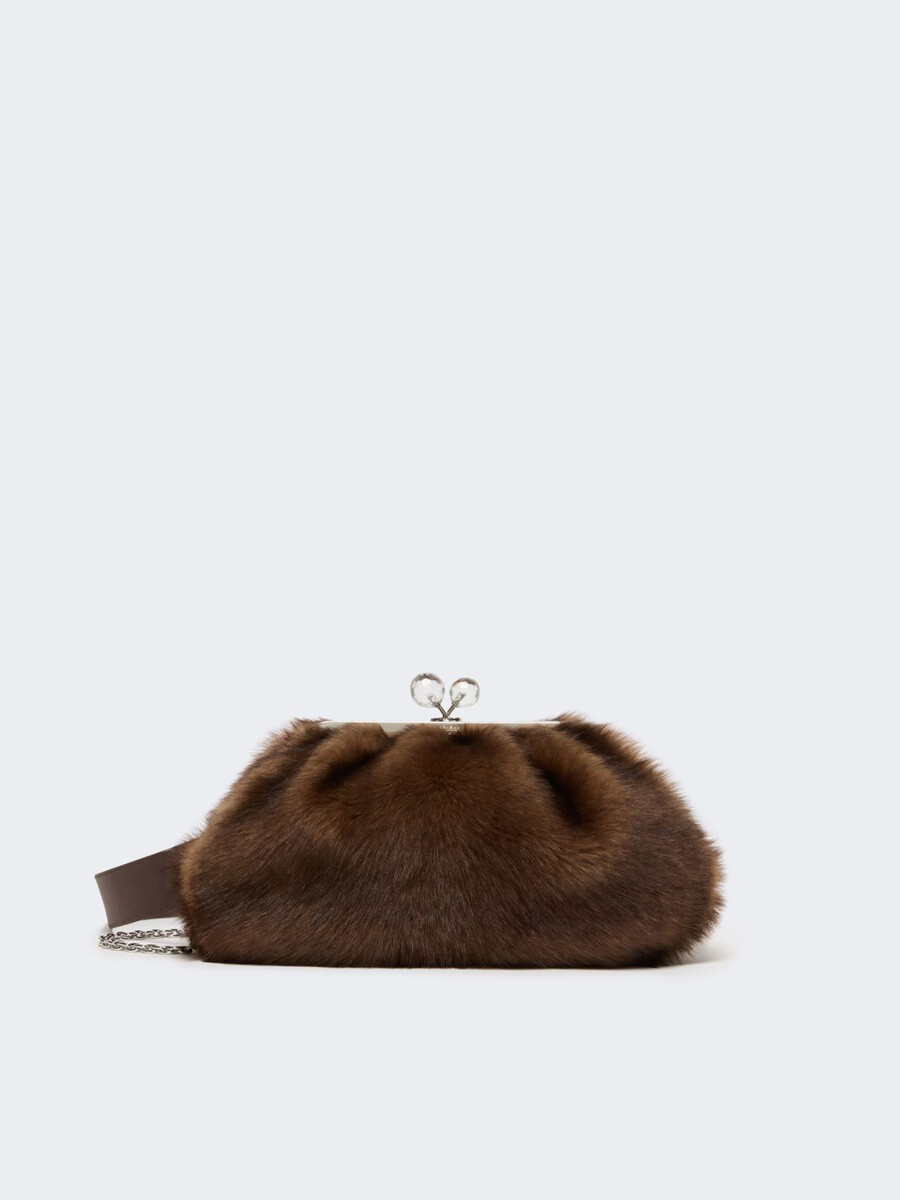 medium sheepskin pasticcino bag - caramel