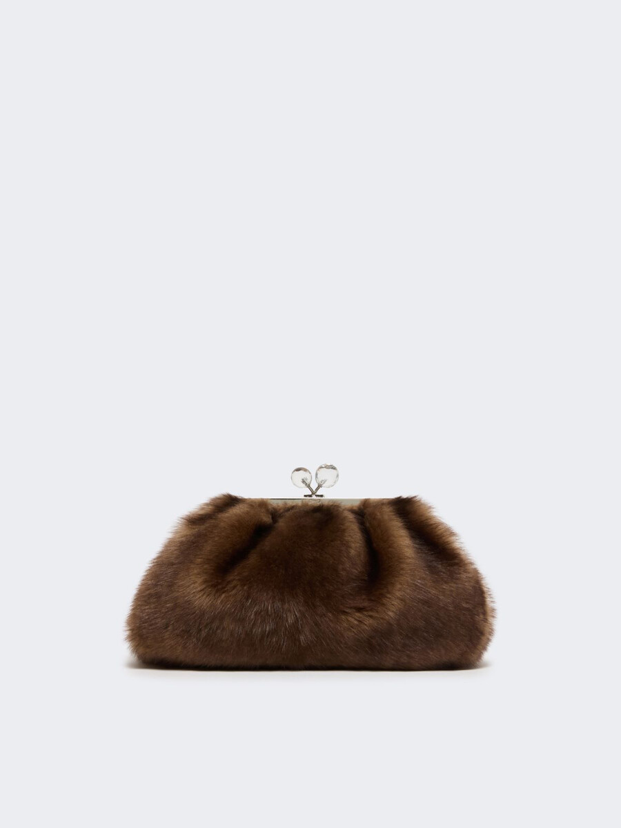 medium sheepskin pasticcino bag - caramel