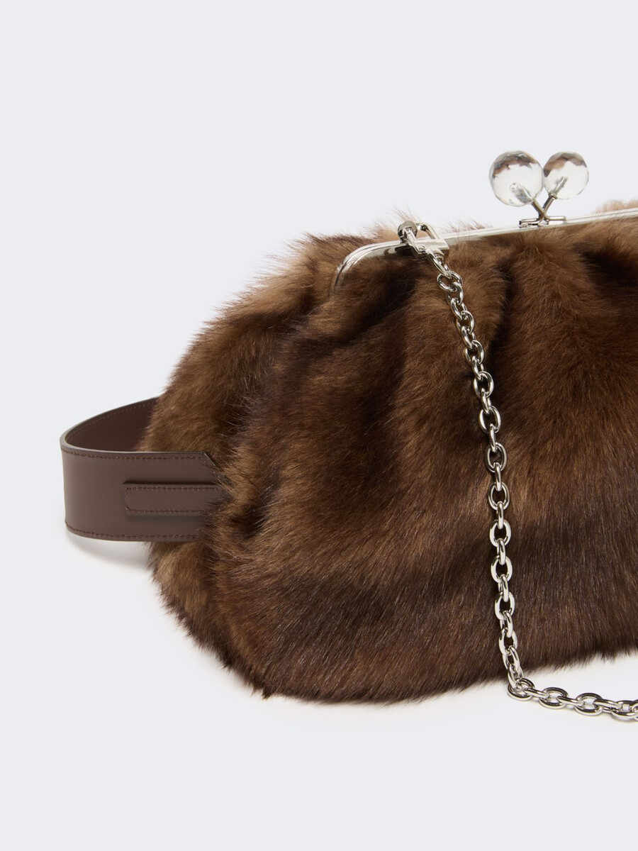 medium sheepskin pasticcino bag - caramel