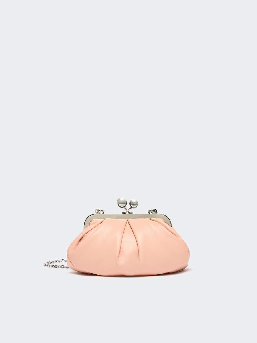 small sheepskin pasticcino bag - antique rose