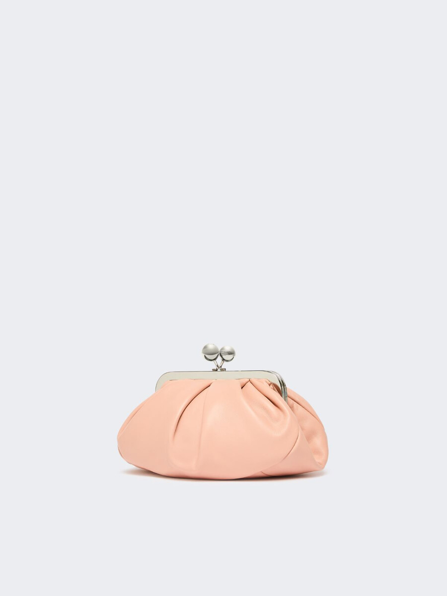 small sheepskin pasticcino bag - antique rose