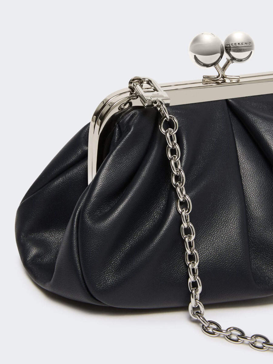small sheepskin pasticcino bag - ultramarine