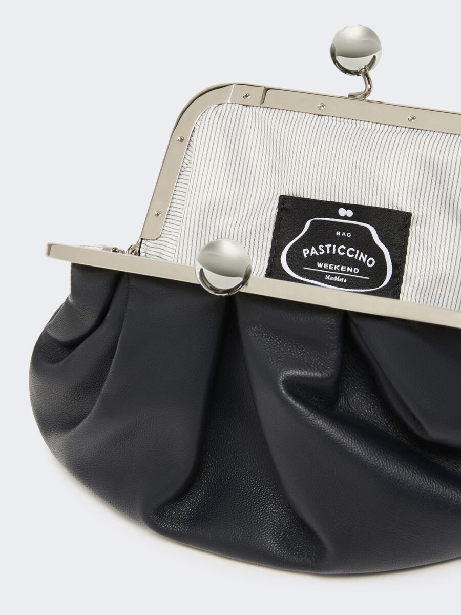 small sheepskin pasticcino bag - ultramarine