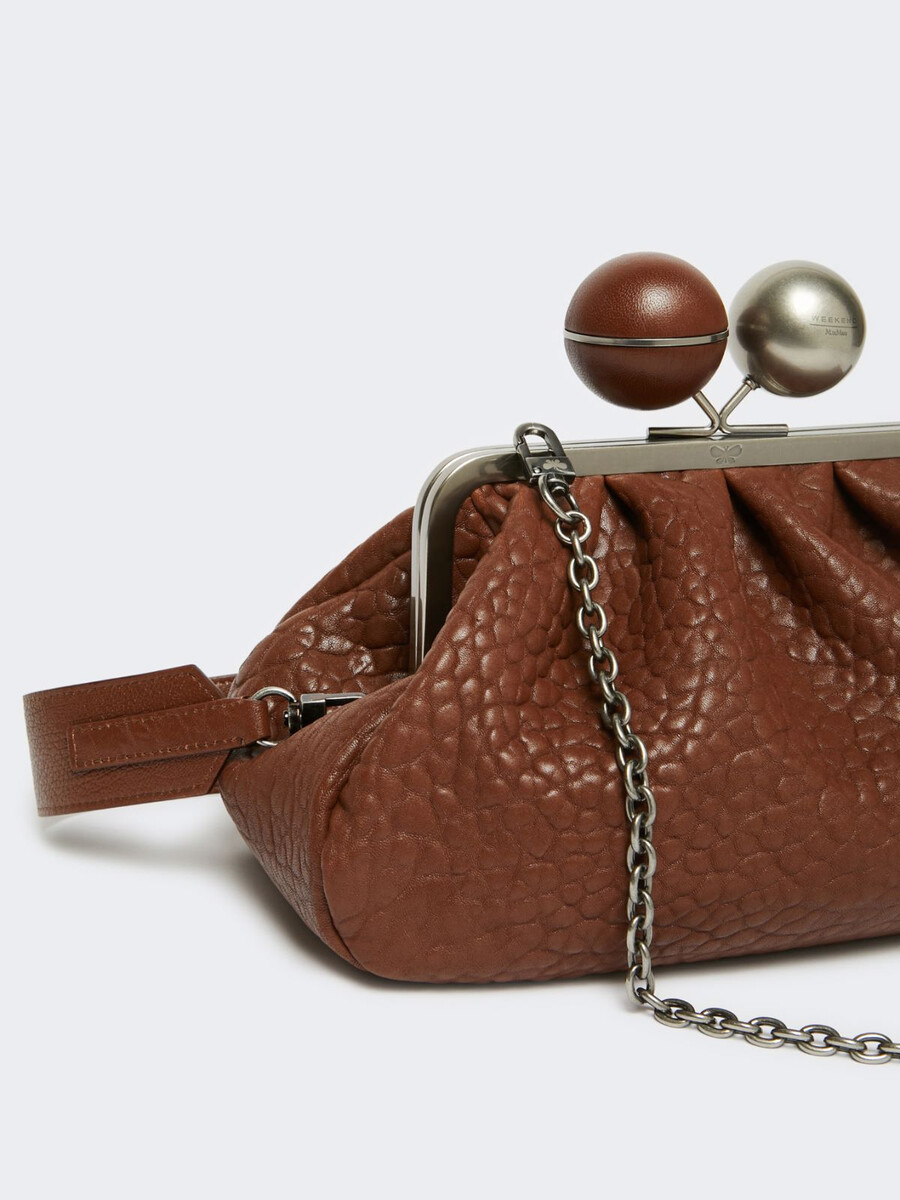 medium nappa leather pasticcino bag - tobacco