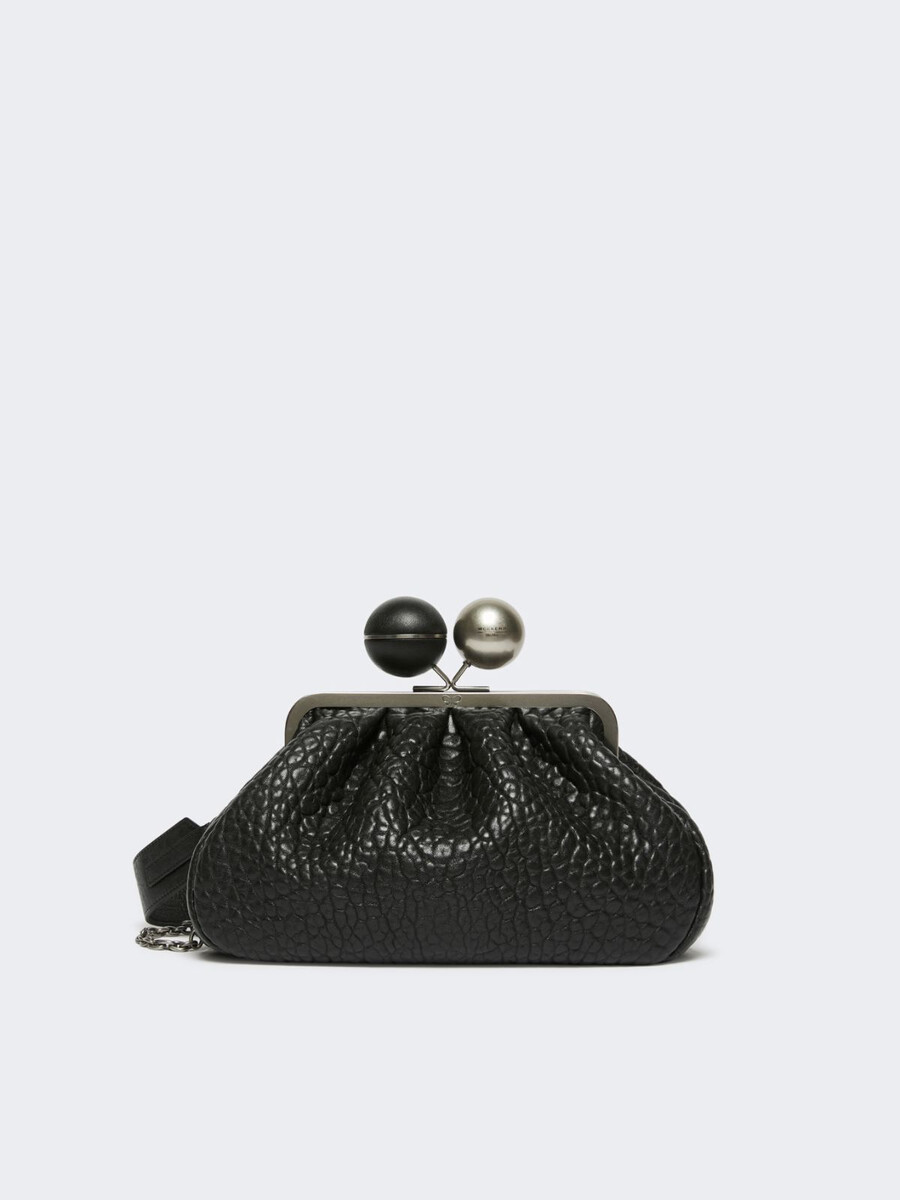 medium nappa leather pasticcino bag - black