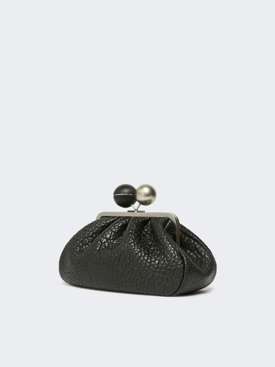 medium nappa leather pasticcino bag - black