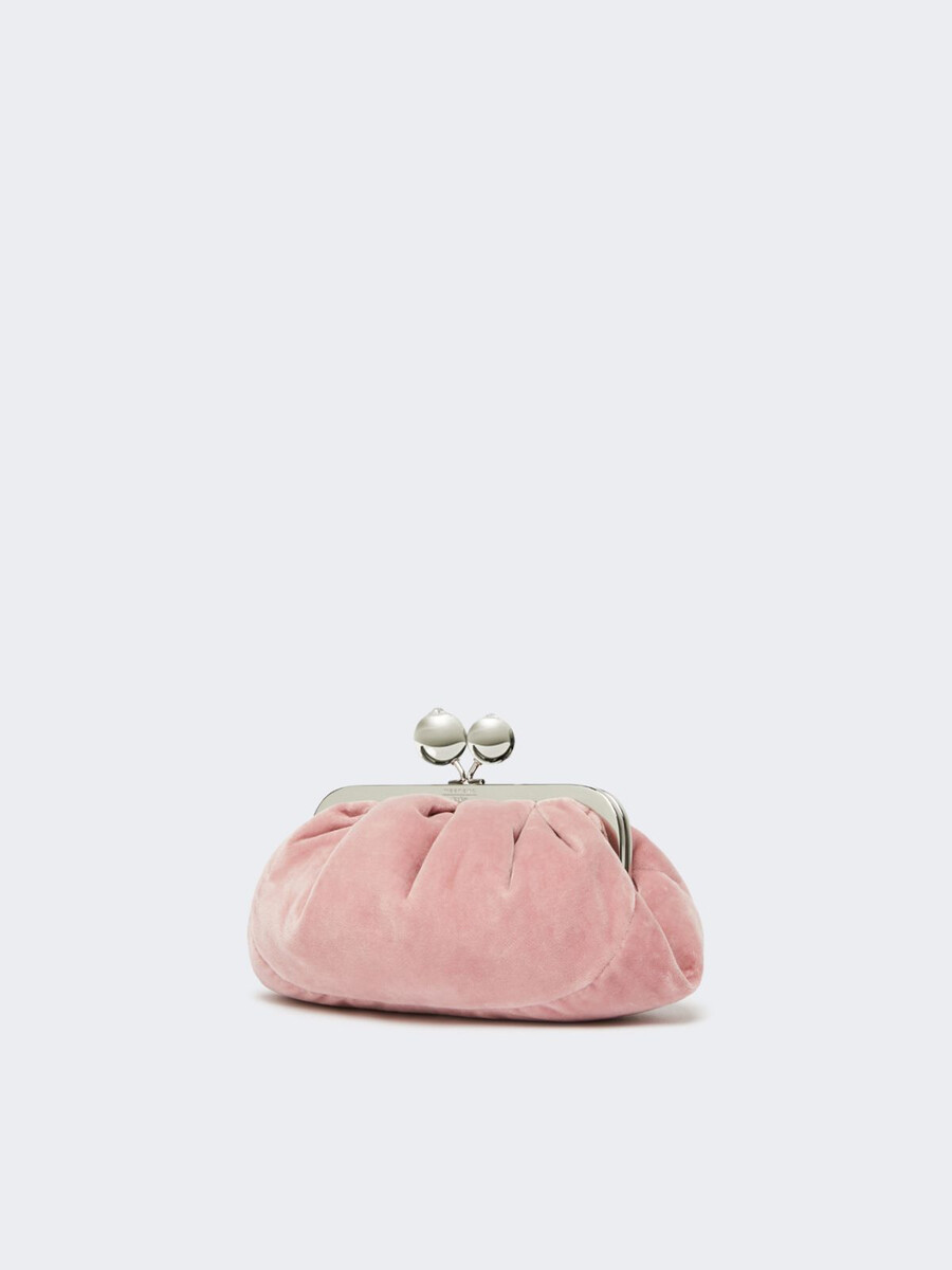 small cotton velvet pasticcino bag - pink