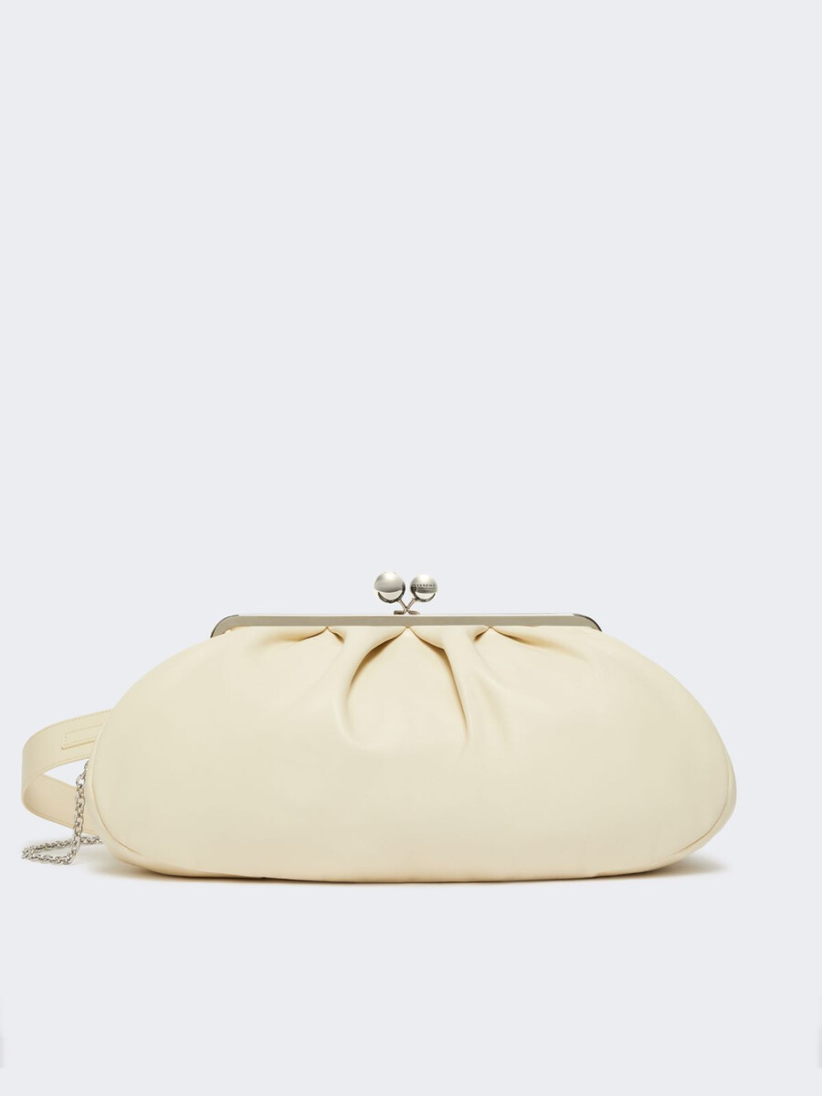 large sheepskin pasticcino bag - ivory
