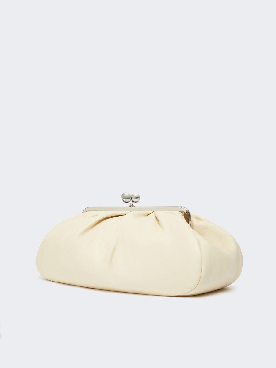 large sheepskin pasticcino bag - ivory