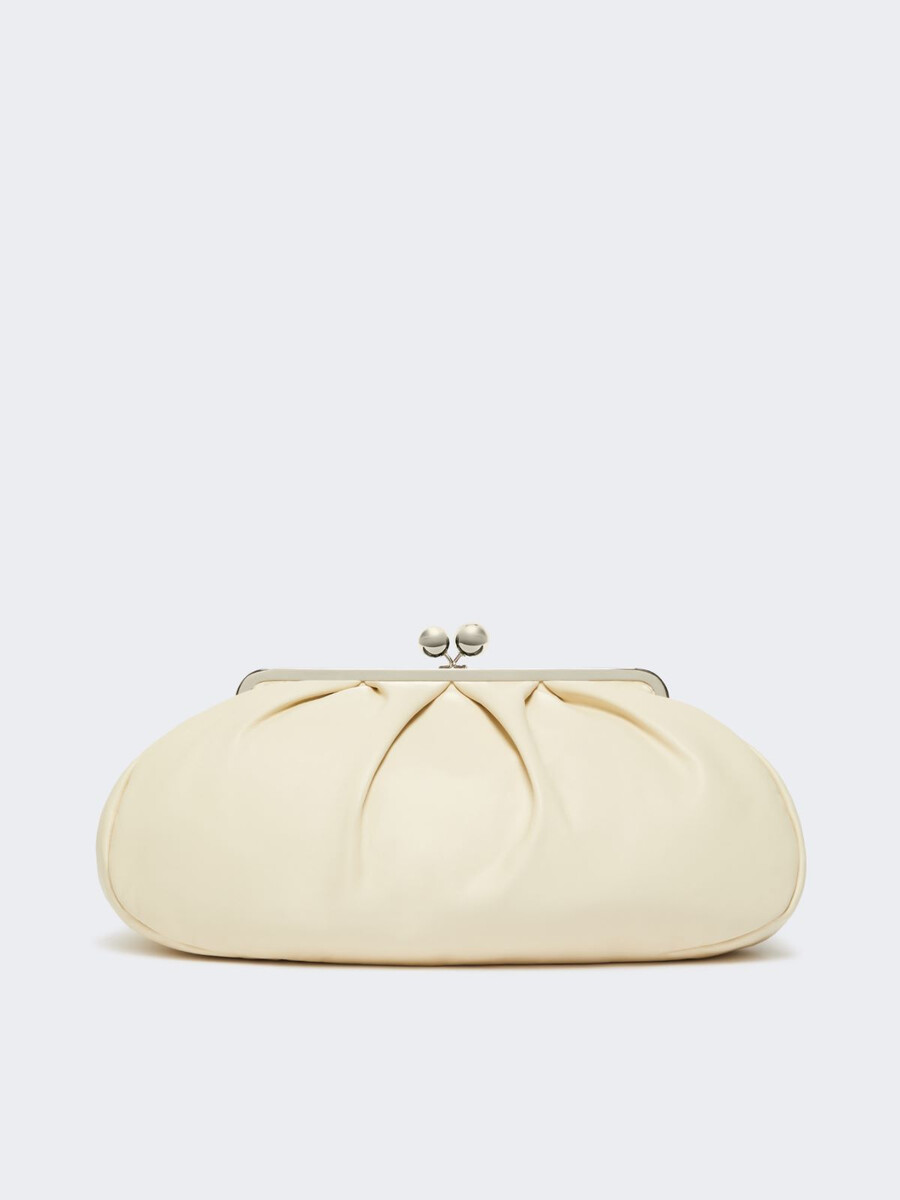 large sheepskin pasticcino bag - ivory