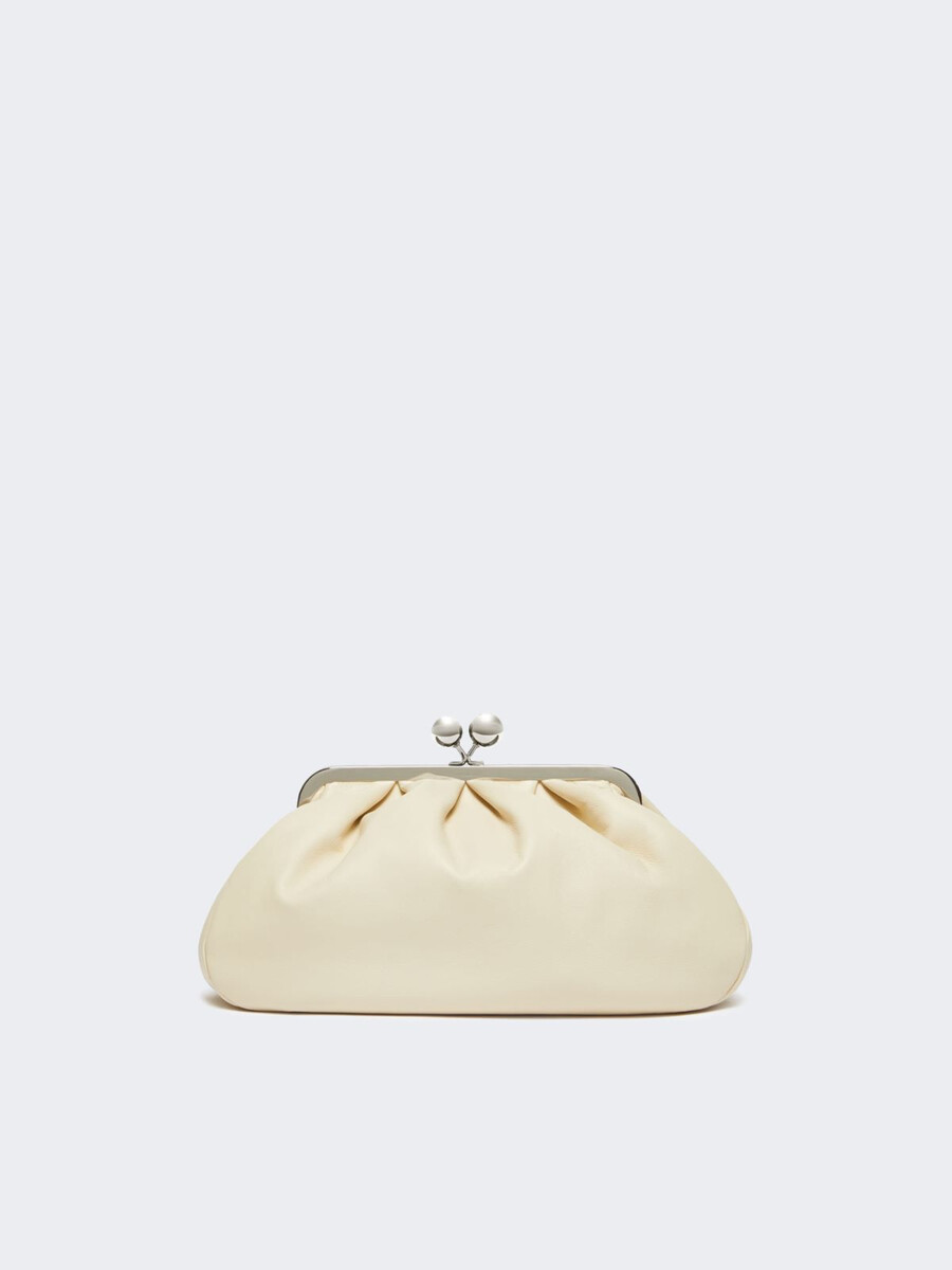 medium sheepskin pasticcino bag - ivory
