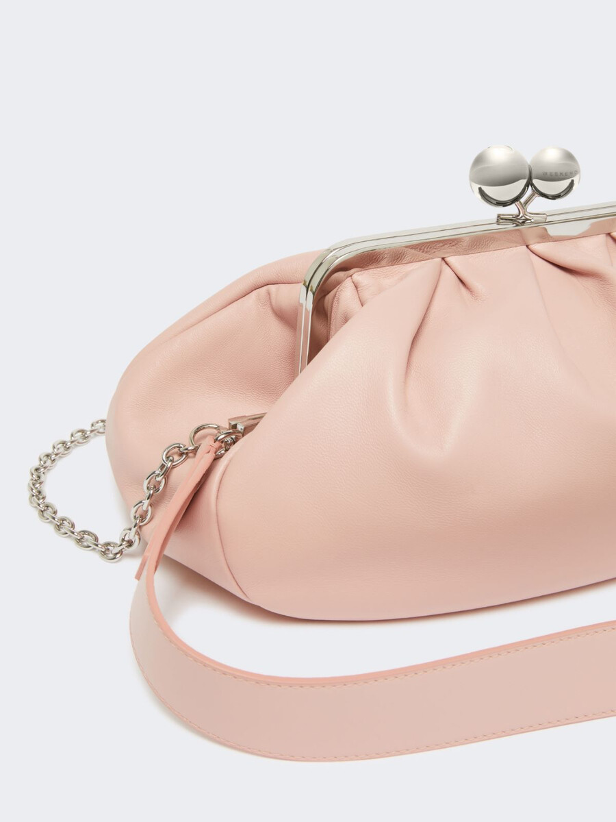 medium sheepskin pasticcino bag - pink