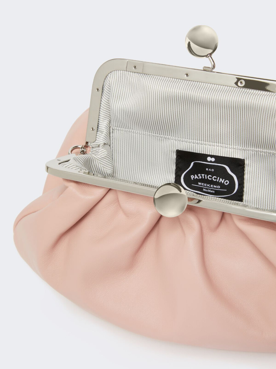 medium sheepskin pasticcino bag - pink
