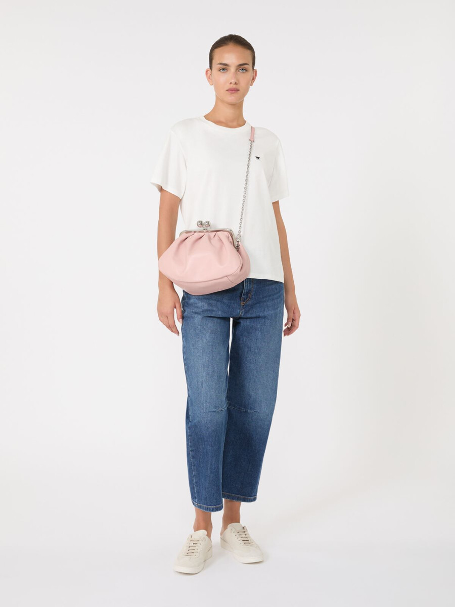 medium sheepskin pasticcino bag - pink