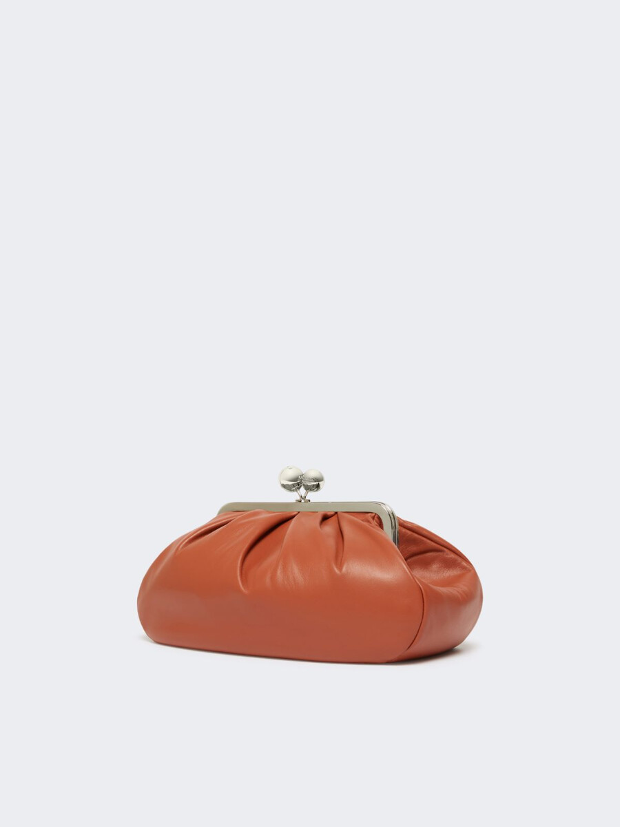 medium sheepskin pasticcino bag - rust
