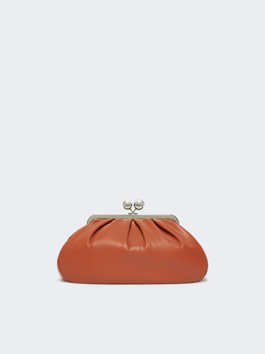 medium sheepskin pasticcino bag - rust