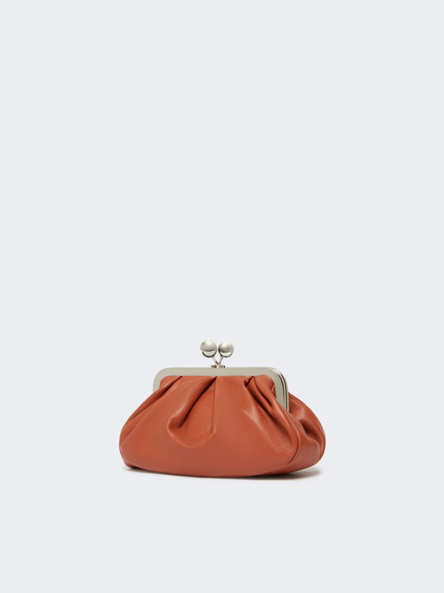 small sheepskin pasticcino bag - rust
