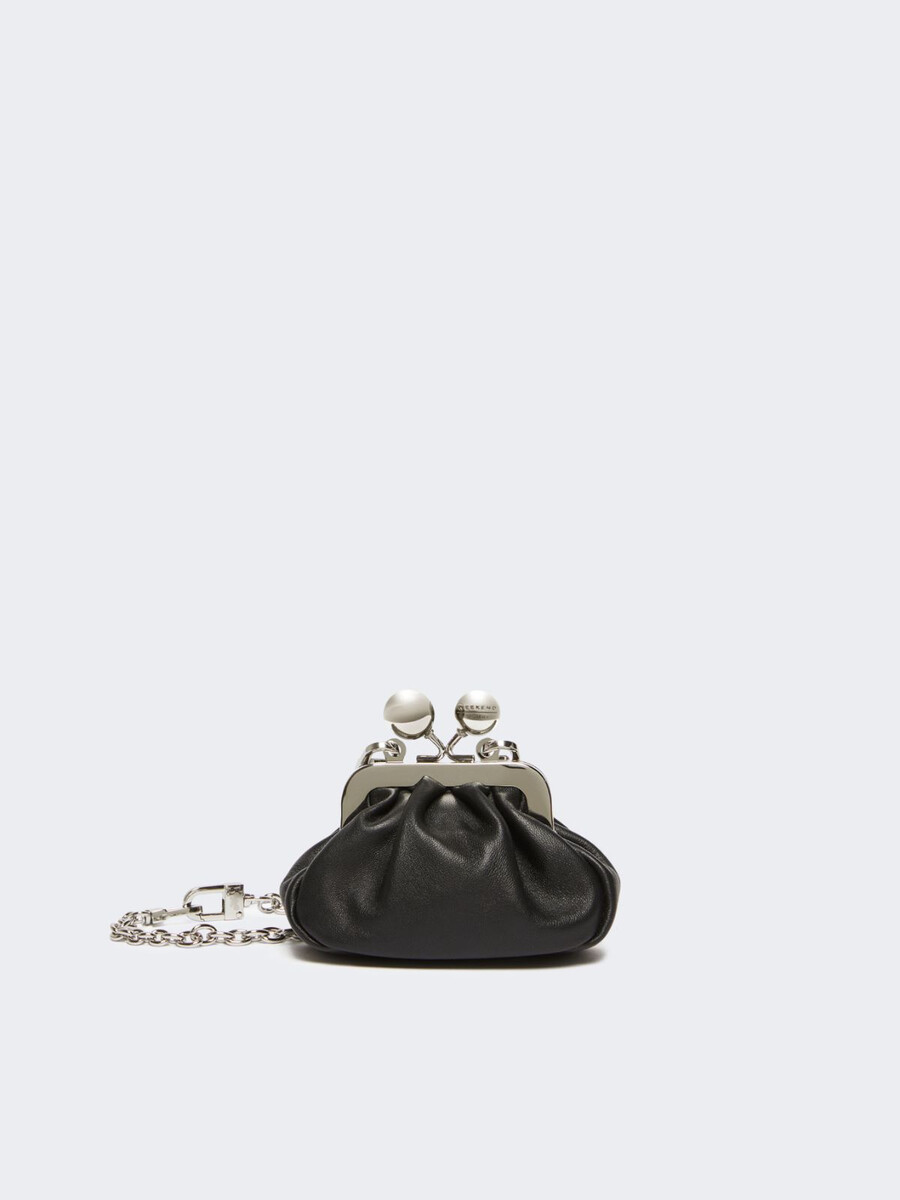 nappa sheepskin nano pasticcino bag - black