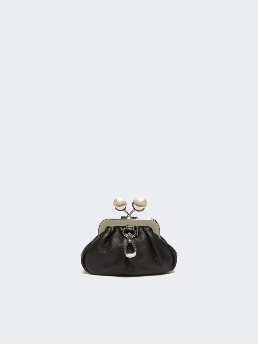 nappa sheepskin nano pasticcino bag - black