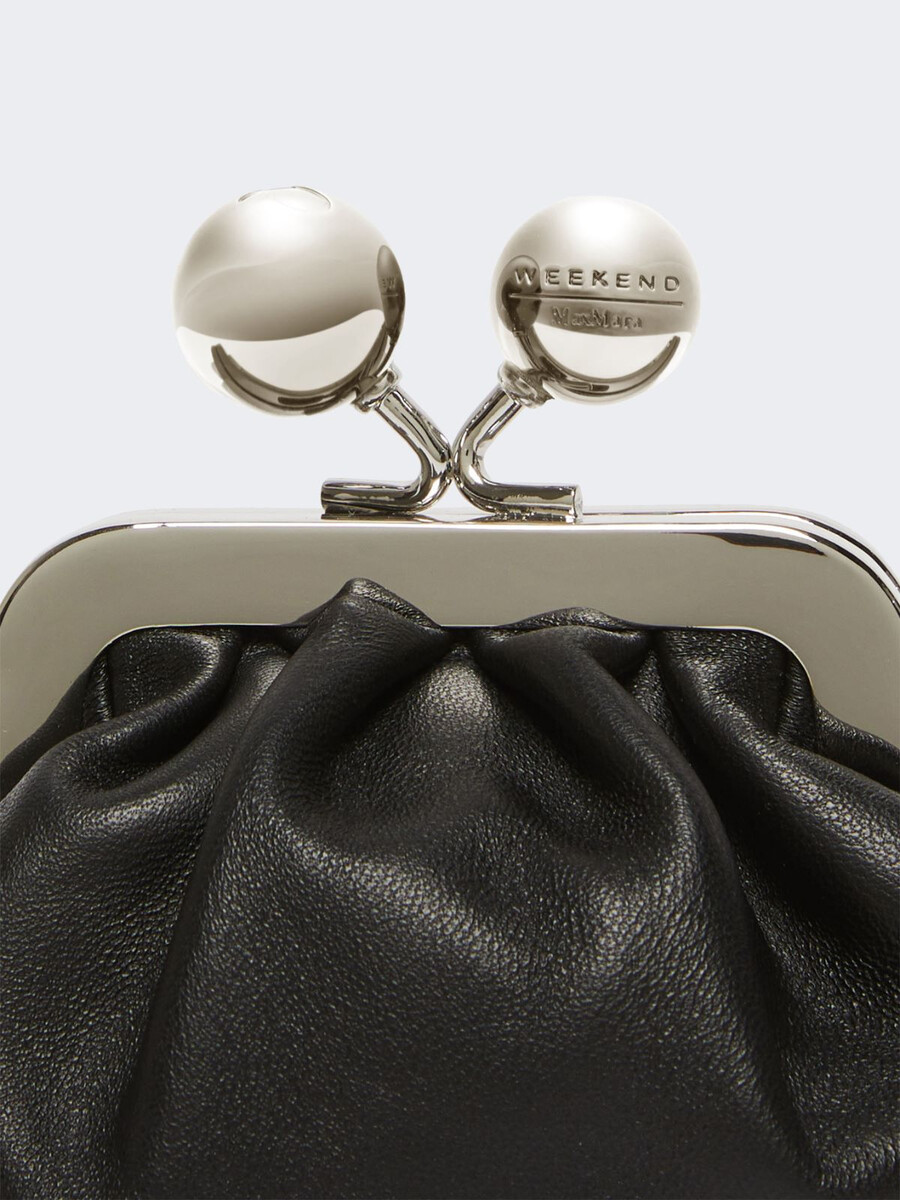nappa sheepskin nano pasticcino bag - black