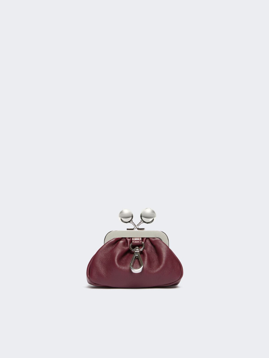 nappa sheepskin nano pasticcino bag - red purple