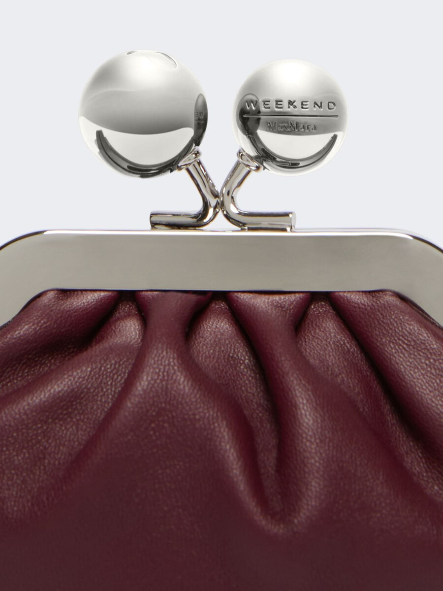 nappa sheepskin nano pasticcino bag - red purple