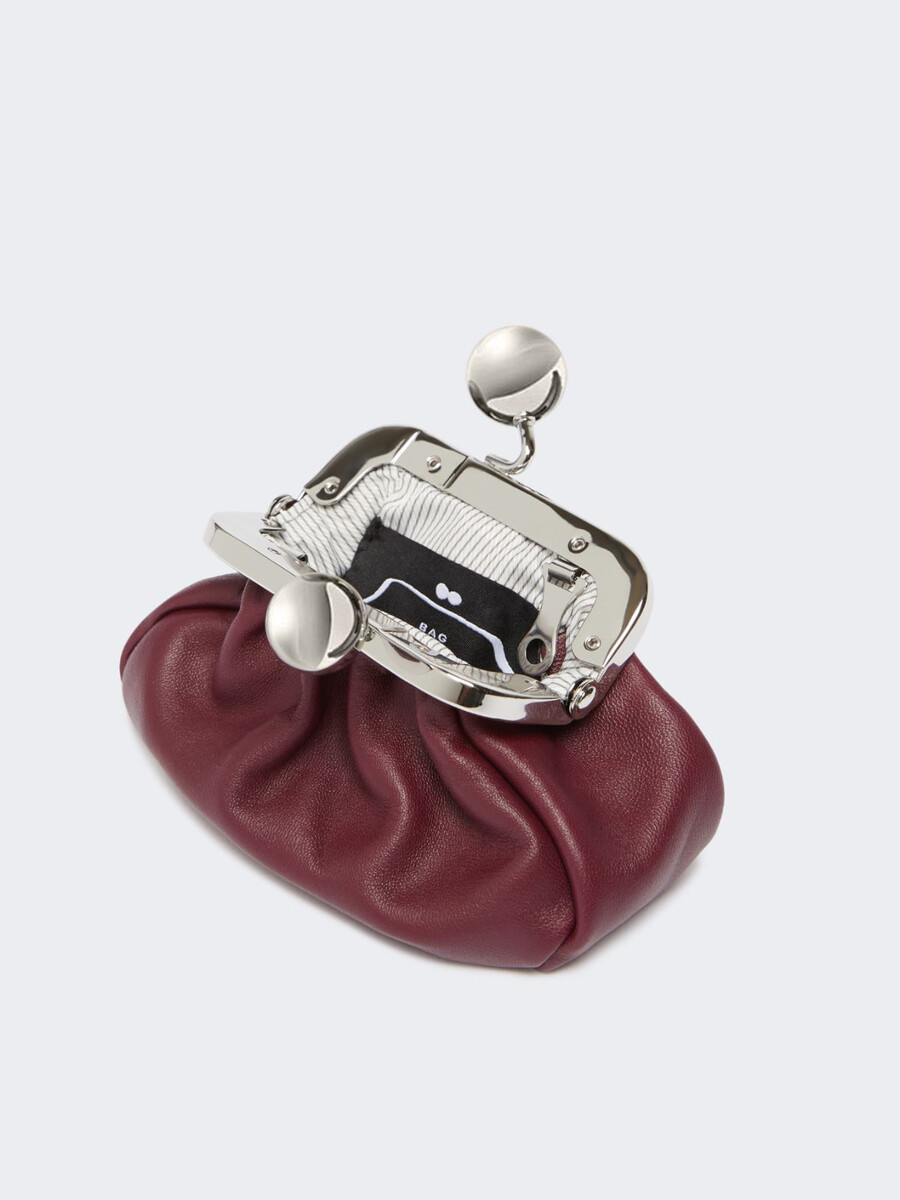 nappa sheepskin nano pasticcino bag - red purple