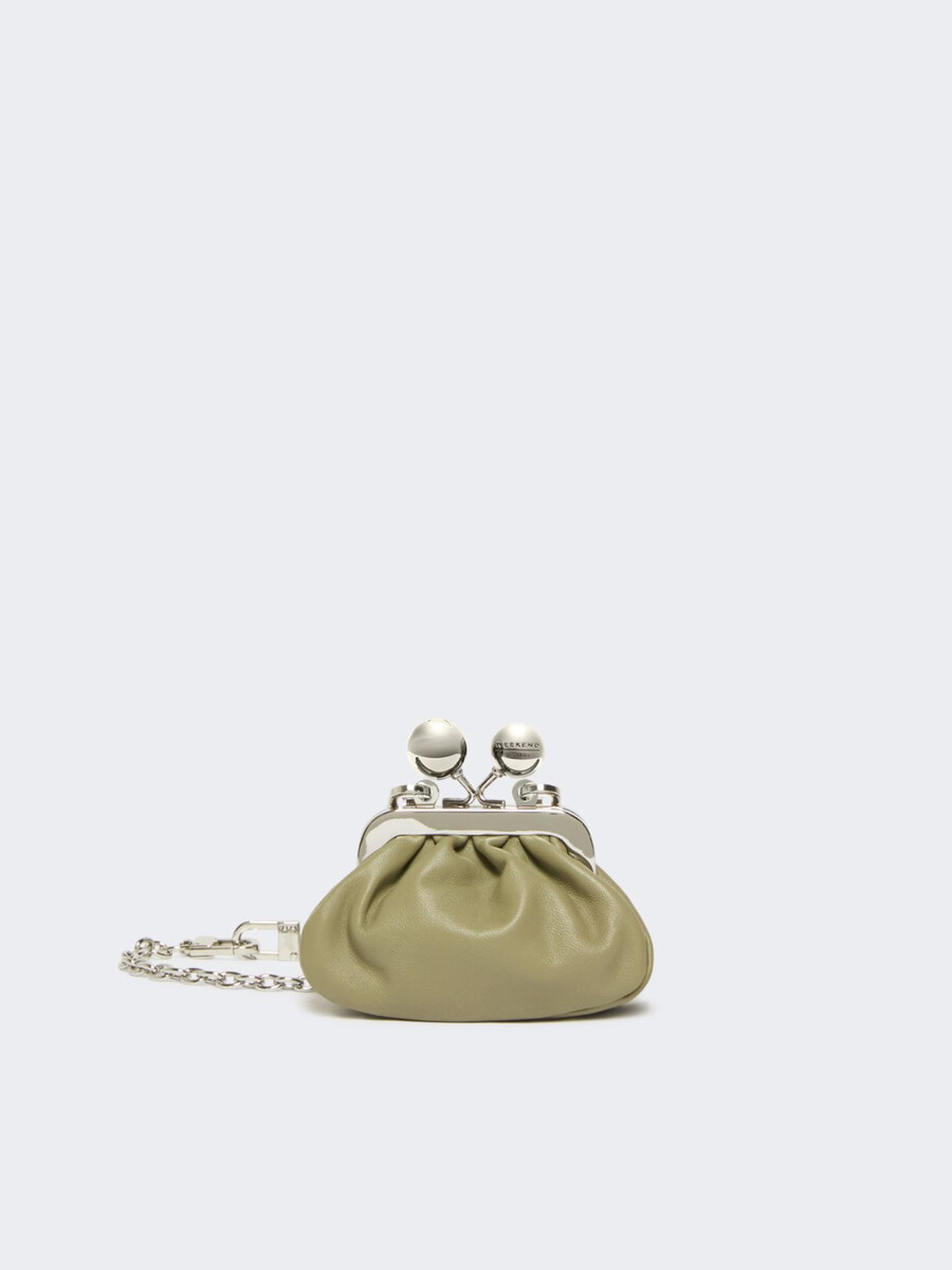 nappa sheepskin nano pasticcino bag - sage green