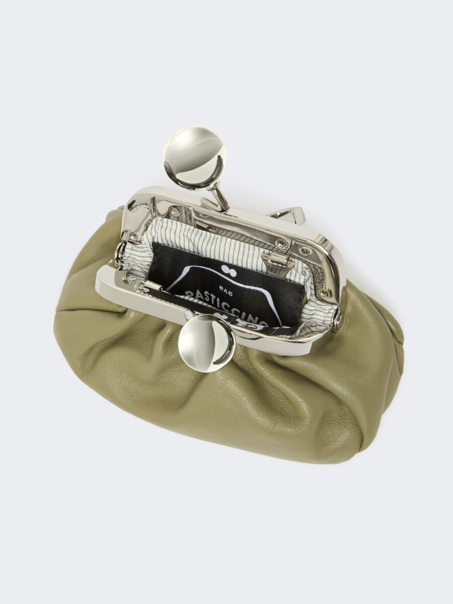 nappa sheepskin nano pasticcino bag - sage green