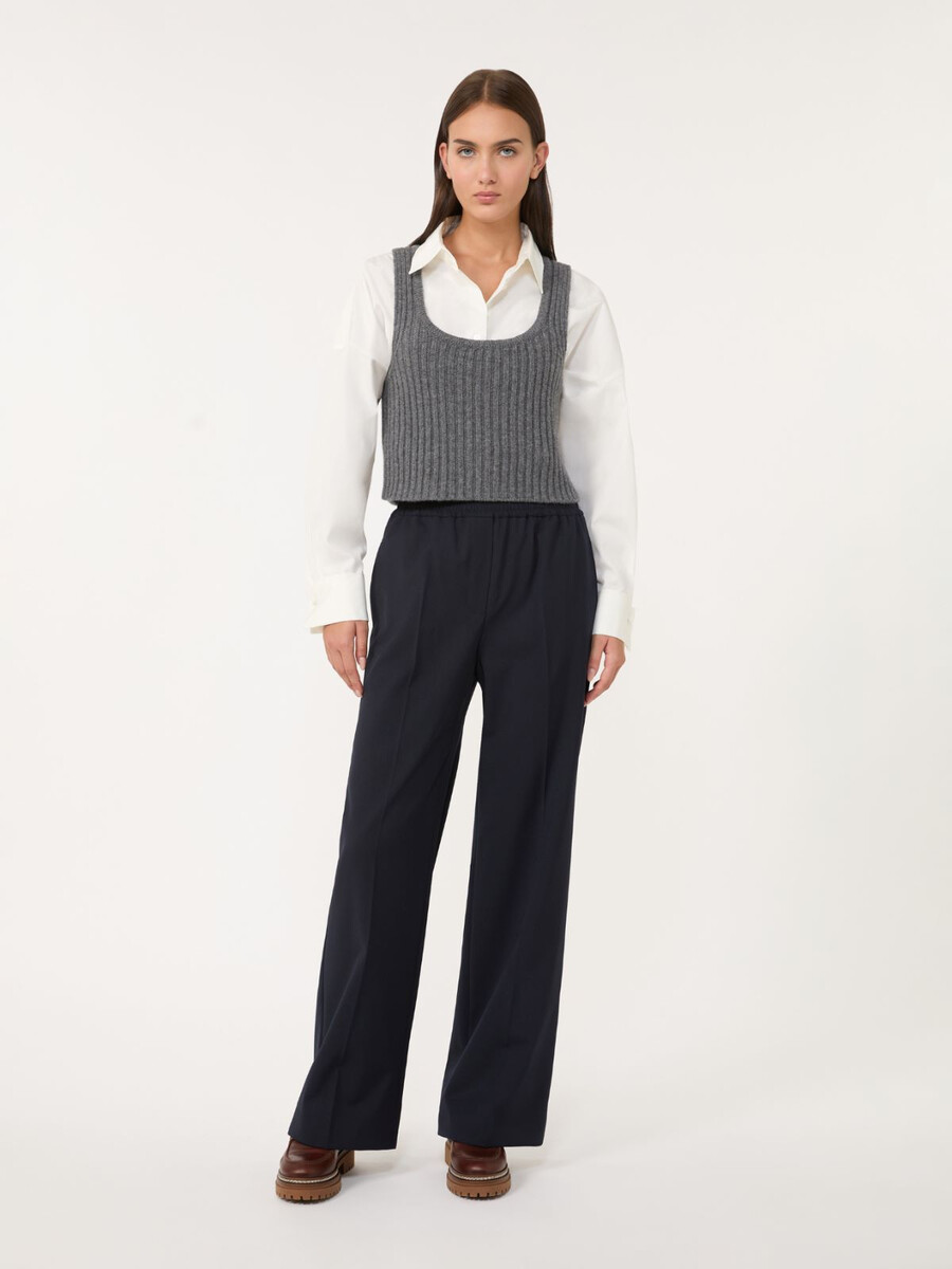 oversized poplin shirt - white