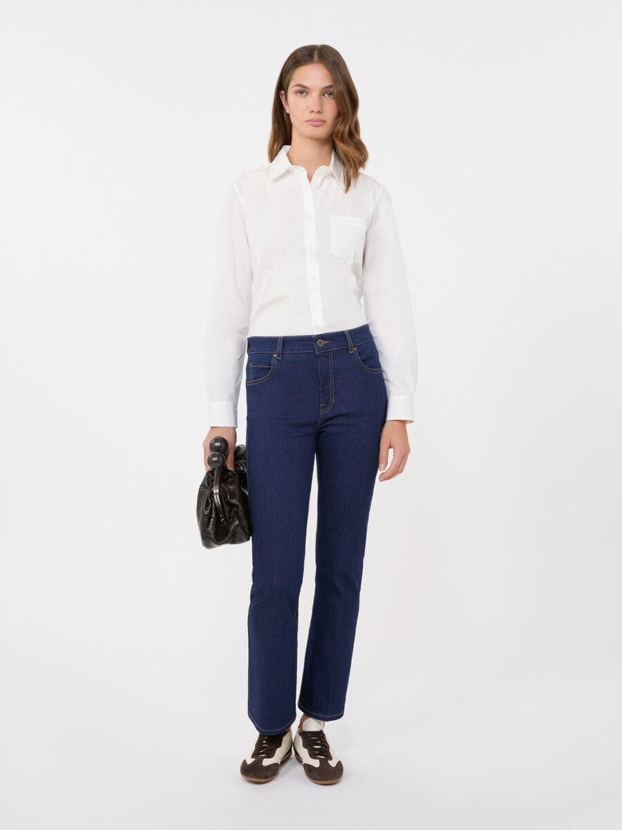 classic cotton shirt - optical white