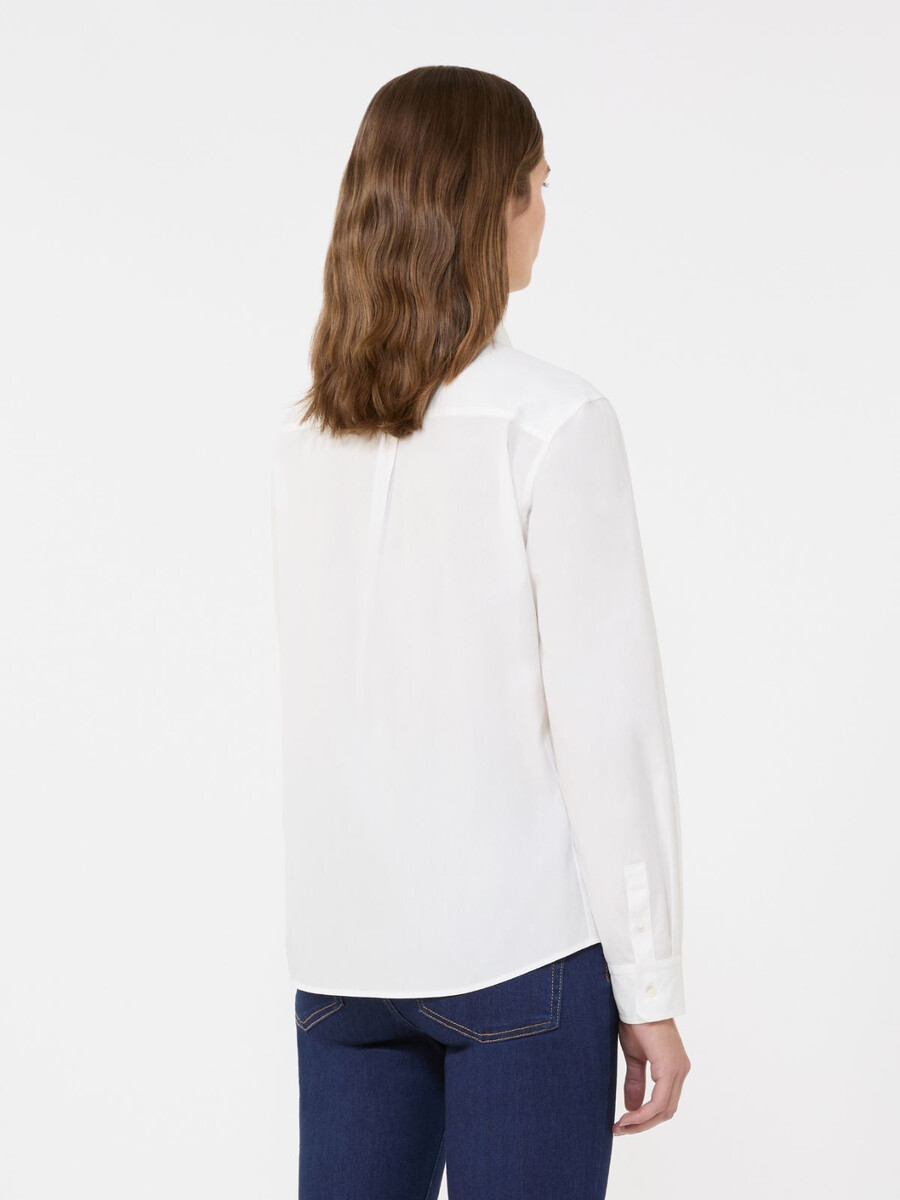 classic cotton shirt - optical white