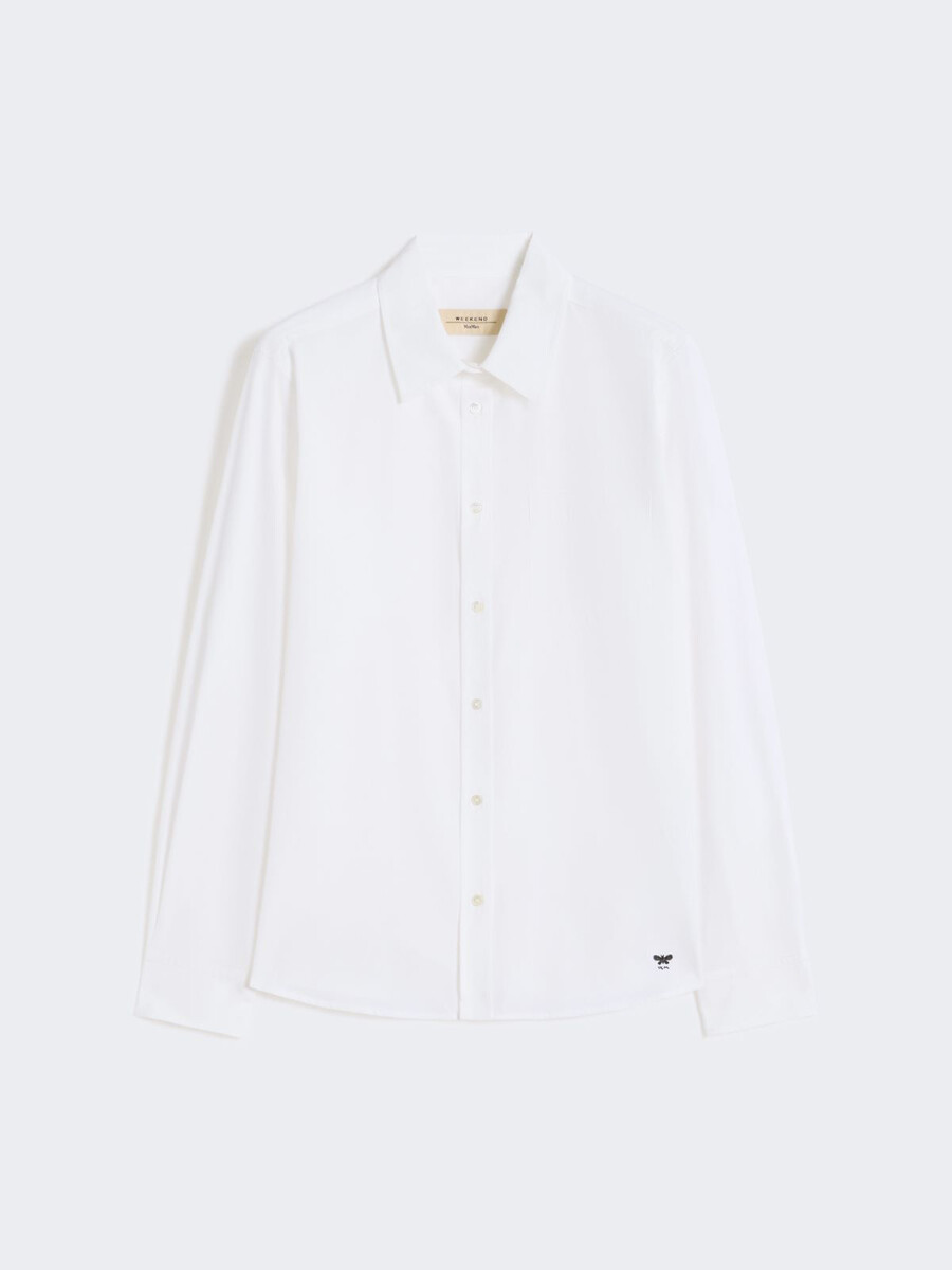 classic cotton shirt - optical white