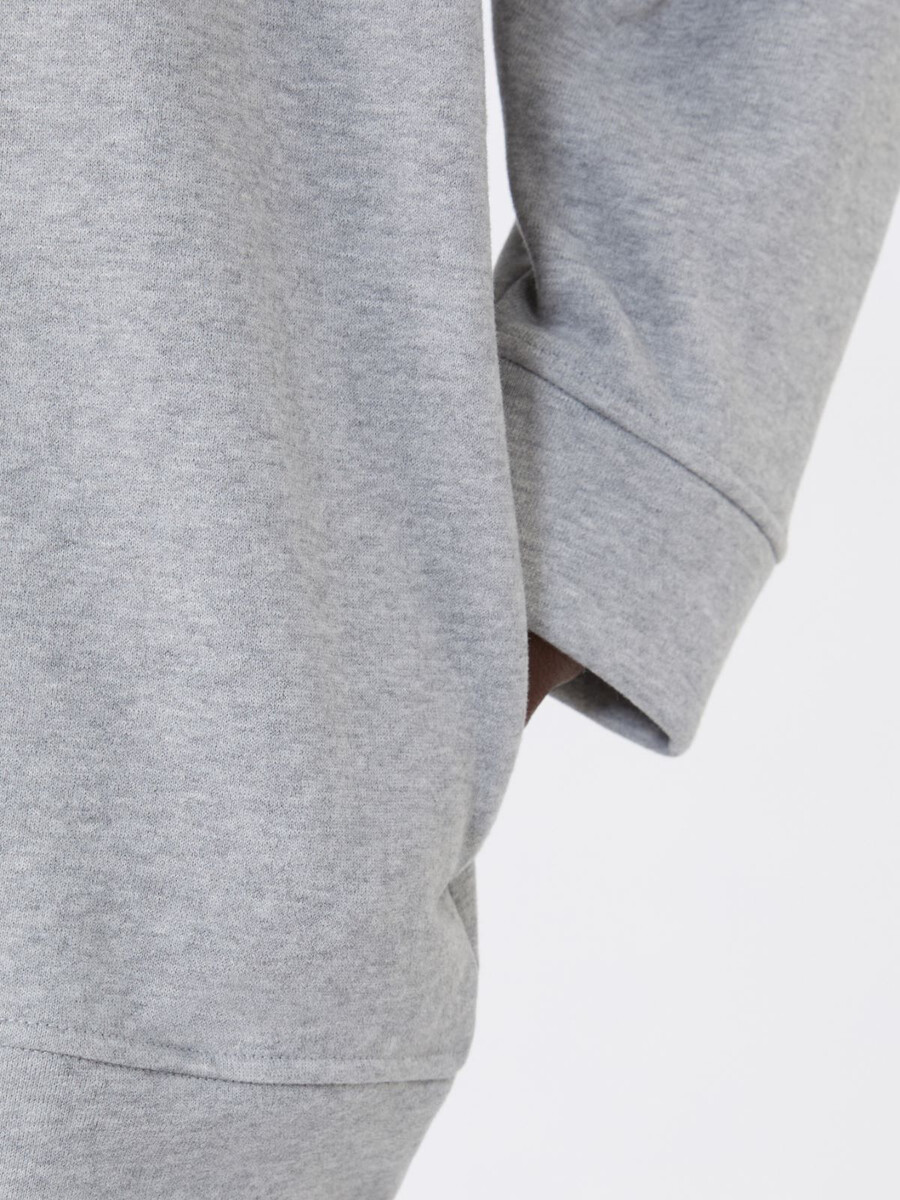 cotton crew-neck sweatshirt - light grey