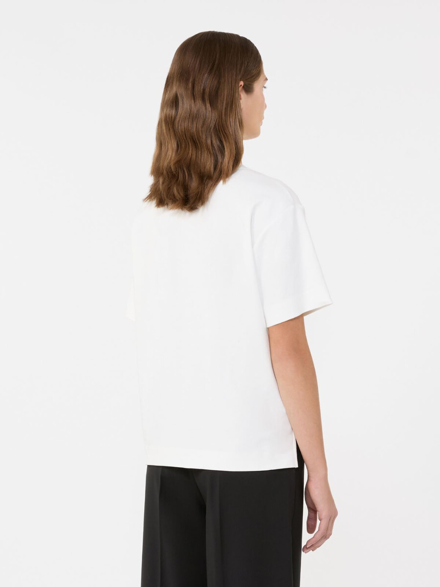 jersey boxy t-shirt - white