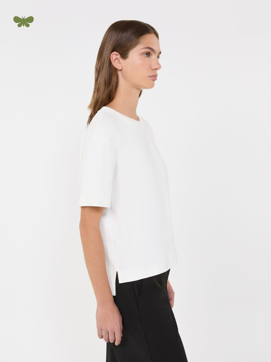 jersey boxy t-shirt - white