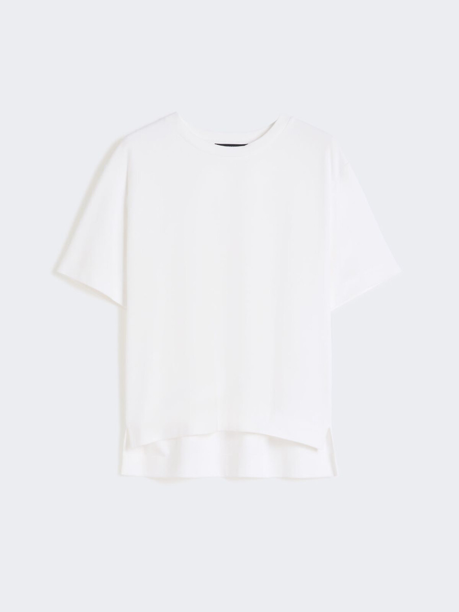 jersey boxy t-shirt - white