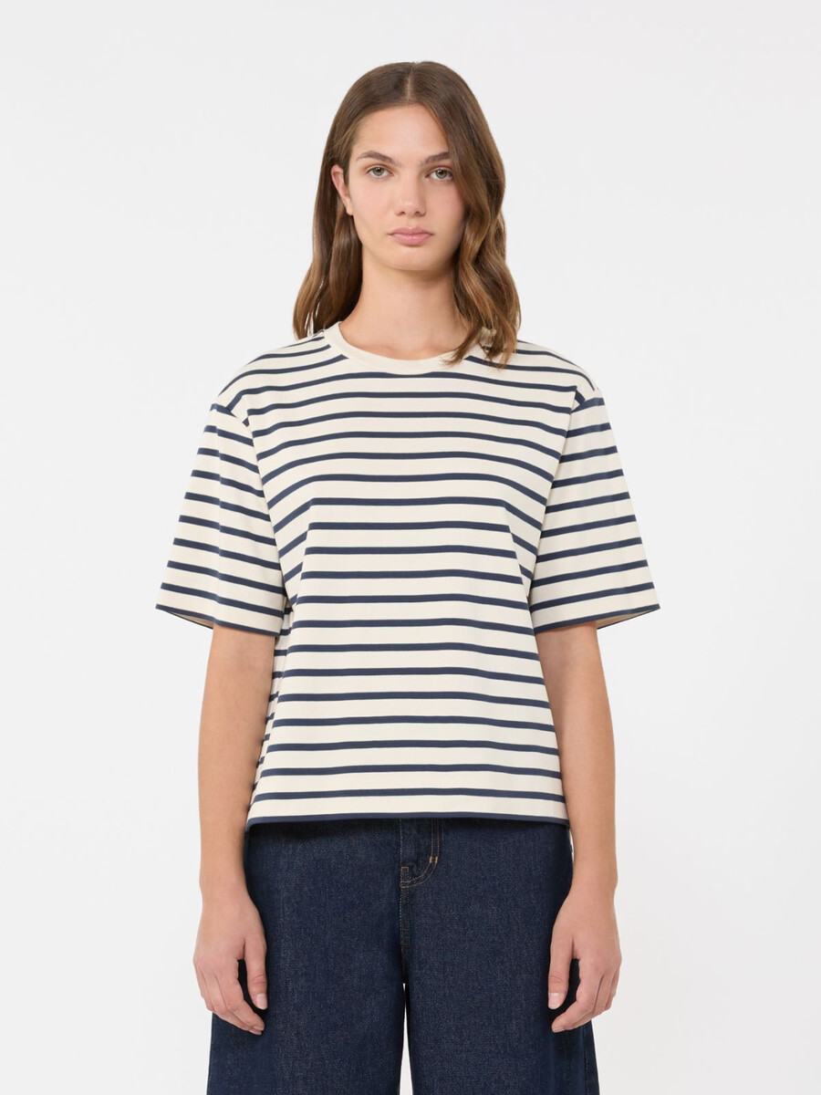 jersey boxy t-shirt - ecru