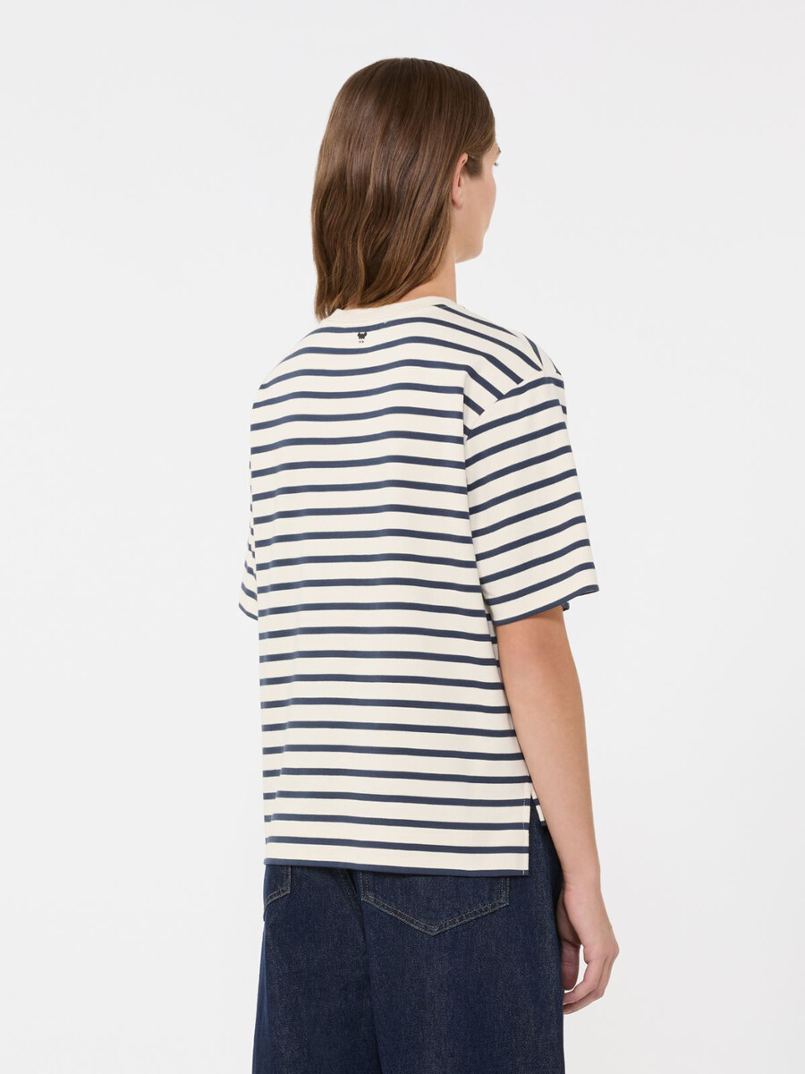 jersey boxy t-shirt - ecru