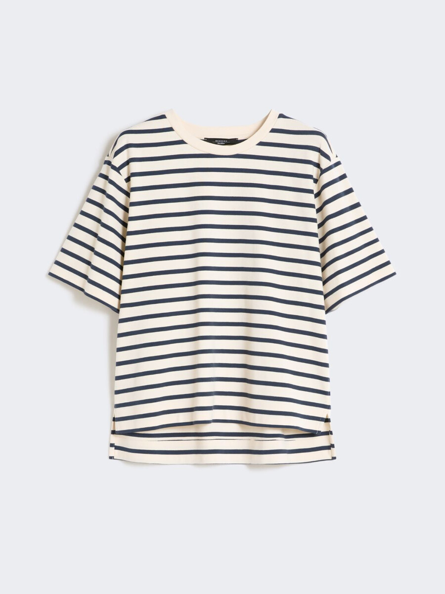 jersey boxy t-shirt - ecru