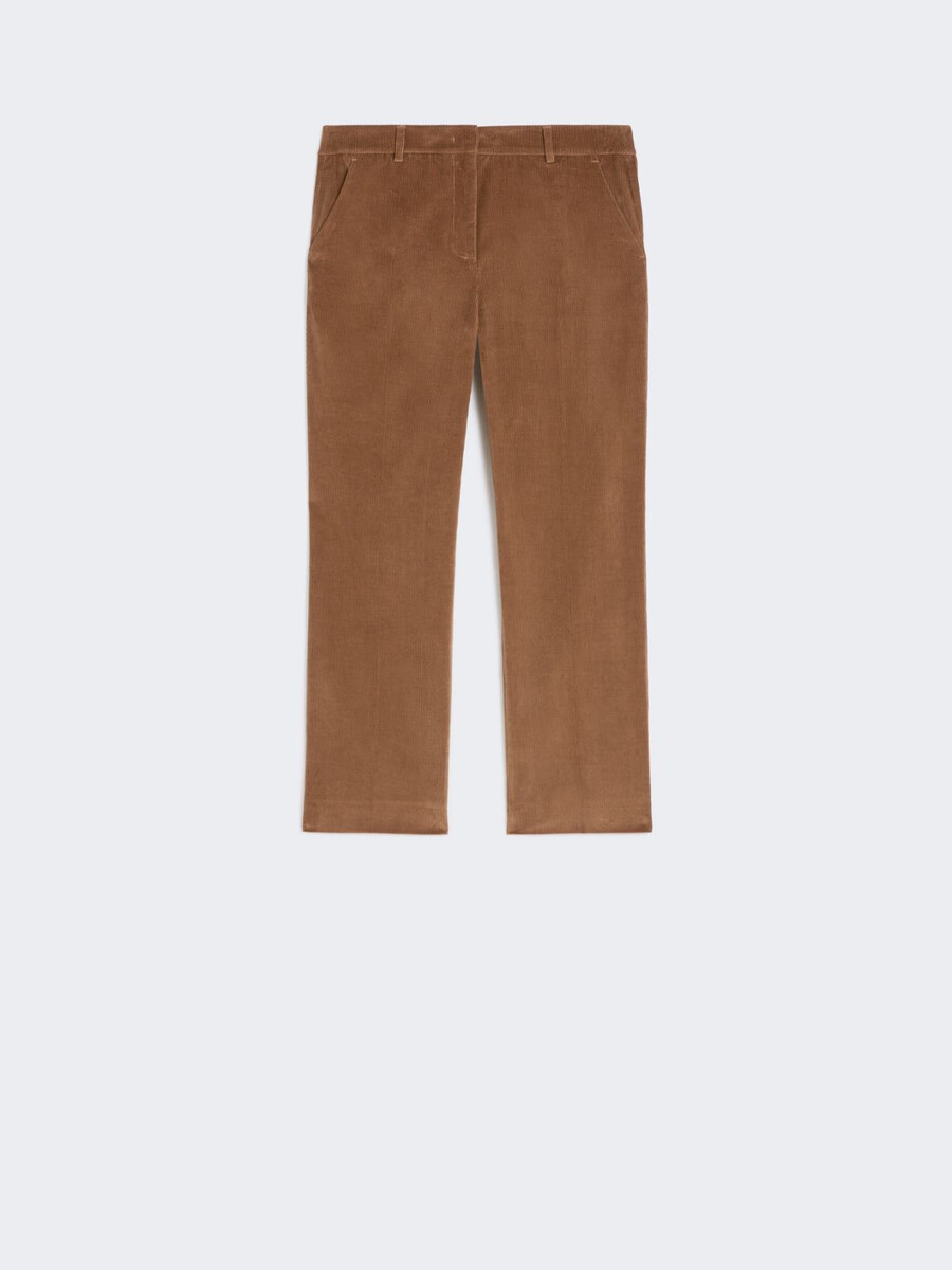 corduroy trousers - hazelnut brown